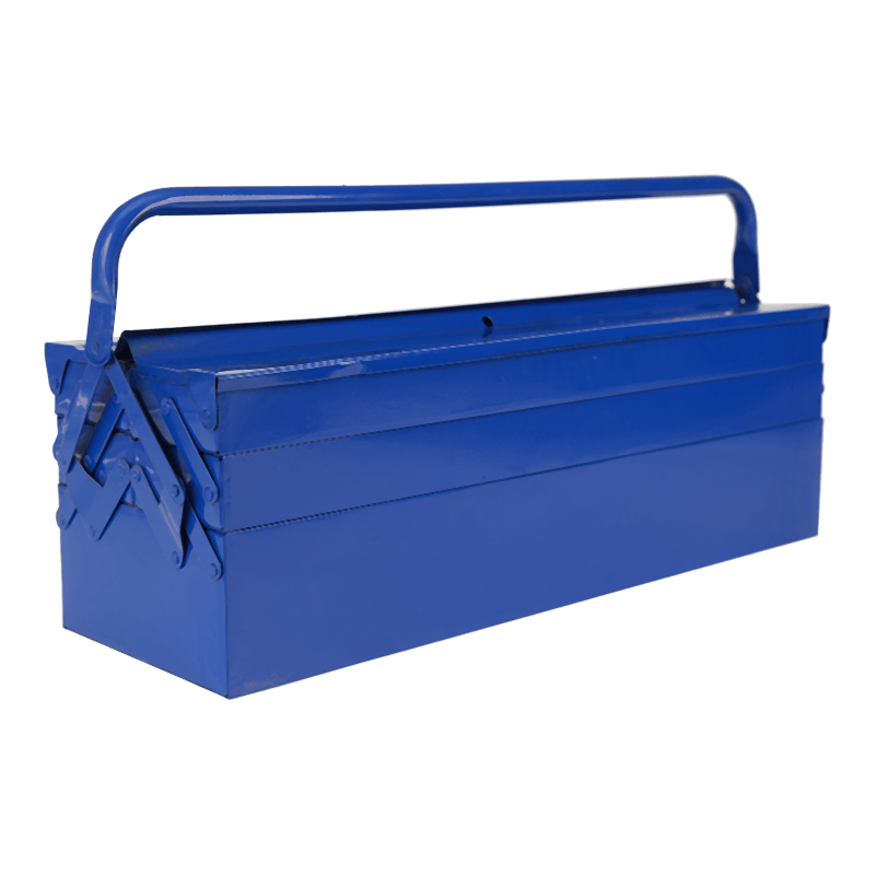 Single handle na tatlong-layer na bakal na tool box Single handle na tatlong-layer na bakal na tool box