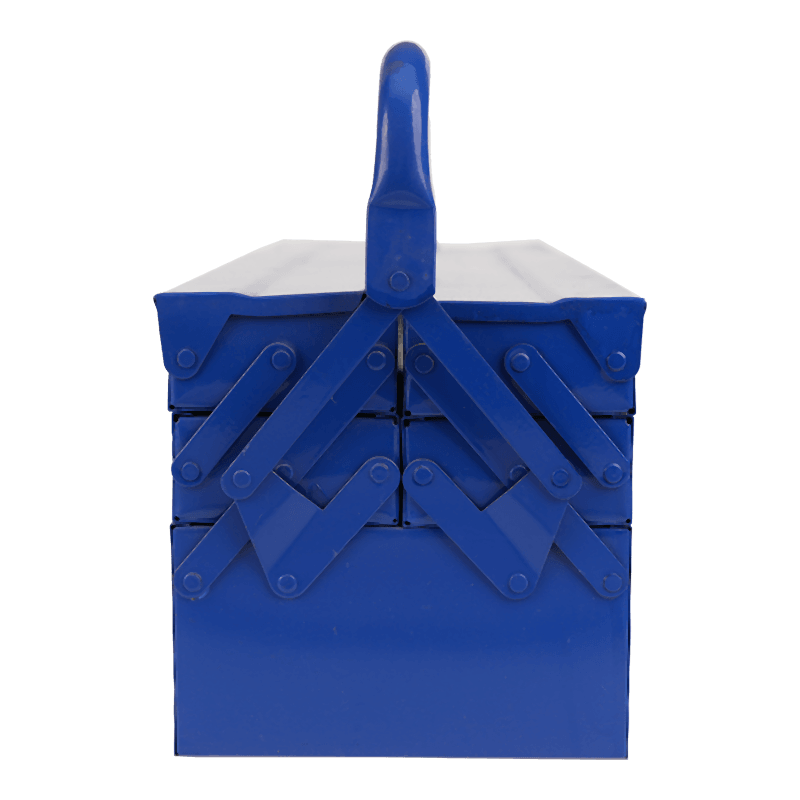 Single handle na tatlong-layer na bakal na tool box Single handle na tatlong-layer na bakal na tool box