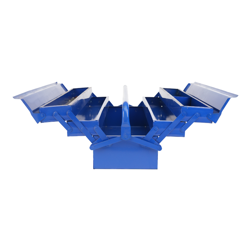 Single handle na tatlong-layer na bakal na tool box Single handle na tatlong-layer na bakal na tool box