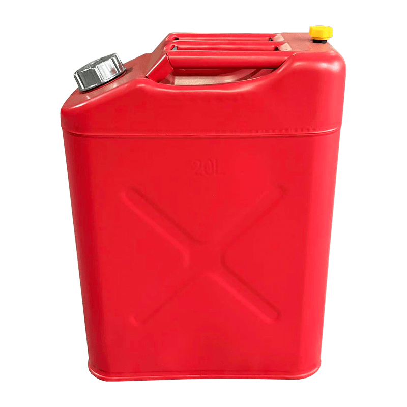 10L/20L Matte Red Oil Drum na may Aluminum Cap